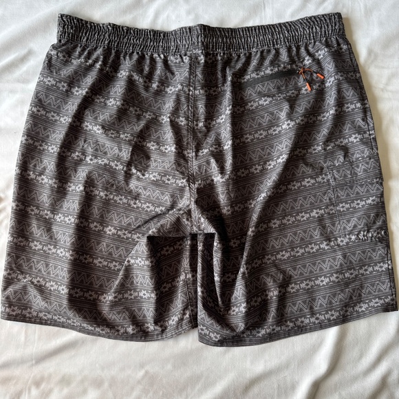 Far West Men's Aztec Swim Trunks Board Shorts Gray Size 2XL Tribal Mesh Brief - Picture 6 of 15